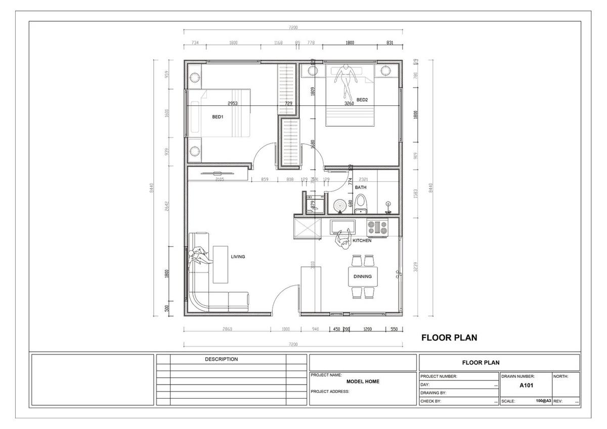 Sky Home technical floor plan