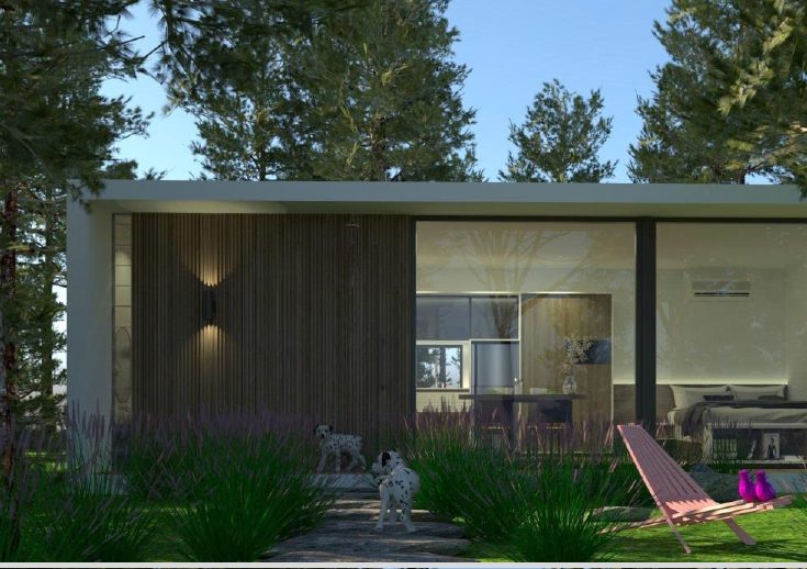 Box House exterior concept view